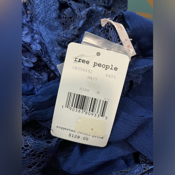 NWT FREE PEOPLE NEW TELL TALE LACE TUNIC - M - Picture 4 of 5